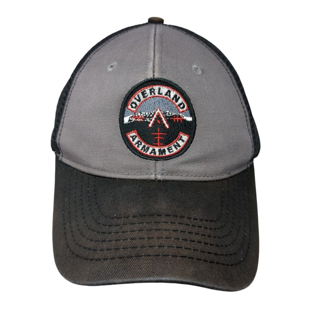 Overland Armament Snapback Trucker Hat Multicolor OS Adjustable Mesh Back Blue84